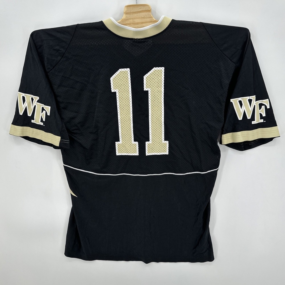 Y2K Nike Wake Forest Deacon Demons NC Football Jersey Number 11 Men's Size M - Picture 2 of 15